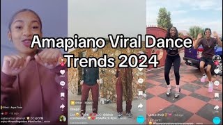 Best of Amapiano viral TikTok dance challenges  2024 🥵🔥😍 tiktok amapiano trending viral l [upl. by Anide76]