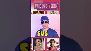 Guess who is singing Rebecca Zamolo central Cee Bella porch Billie Eilish Ariana Grande quiz [upl. by Analaj691]