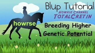 Breeding Higher Genetic Potential  Howrse Blup Tutorial [upl. by Drusie132]