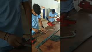 iti fitter job practical quotskill test training fitter job trending sorts viralvideo trending [upl. by Lowell]