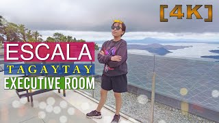 ESCALA TAGAYTAY STAYCATION EXECUTIVE ROOM 4K [upl. by Jeralee353]