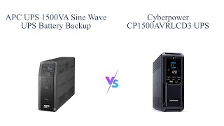 APC UPS 1500VA vs CyberPower 1500VA 💡 Which is Best for You [upl. by Anastasio15]