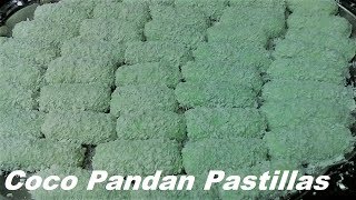 How to Make Pastillas Coco Pandan  Pastillas Coco Pandan Recipe [upl. by Mallissa]