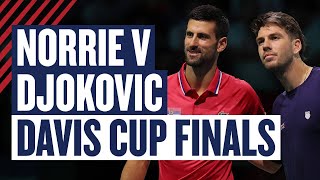 Highlights  Norrie v Djokovic  GB v Serbia  Davis Cup Finals 2023  LTA [upl. by Alil786]