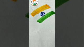 Indian flag drawing Independence dayart music Mera desh mera mulk mera yea watan [upl. by Esenwahs]