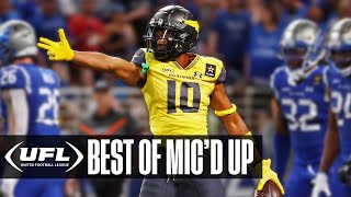 Best Micd Up Moments from Conference Championships  UFL [upl. by Miarhpe]