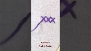 Essentials of Embroidery You Shouldnt missout  How to do Cross stitch [upl. by Orlosky]