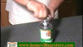 How to Use Can Opener  How to Open Can food With Easy Way  Can Food in Winnipeg Manitoba Canada [upl. by Shawn224]