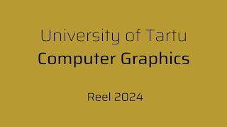 Computer Graphics Reel 2024 [upl. by Eidod25]