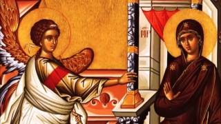 Troparion of the Annunciation of the Theotokos Greek [upl. by Llet]