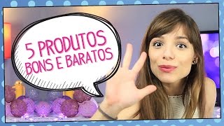 TOP 5 Produtos bons e baratos [upl. by Lankton462]