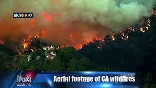 Live A new wildfire burning near Fallbrook California not far from San Diego 12 7 17 [upl. by Irfan520]