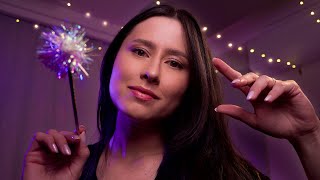 ASMR Slow visual triggers for sleep ✨ Blink Slowly Game 💤 mouth sounds camera covering scanning [upl. by Ddart]