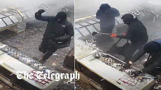 Smash and grab £300k jewellery shop heist in Birmingham Five men found guilty [upl. by Ul402]