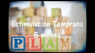 Ejercicios de Estimulación temprana  5 meses [upl. by Ennovad]