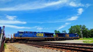 The Double Double Diamonds of Marion Ohio  CSX I008 HornShow 4K [upl. by Resa]