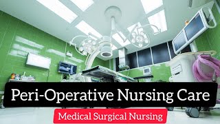 Perioperative Nursing Care In Hindi  Preoperative Nursing Care [upl. by Scharaga8]