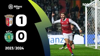 Resumo Braga 10 Sporting  Taça da Liga  sport tv [upl. by Leroj993]