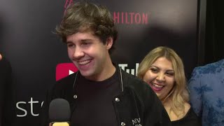 David Dobrik SHUTS DOWN Natalie Mariduena Dating Rumors  Streamys 2019 [upl. by Shear909]