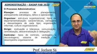 EAOAP 2020  Comentário Edital Administração  Prof Joelson Sá [upl. by Hibbert]