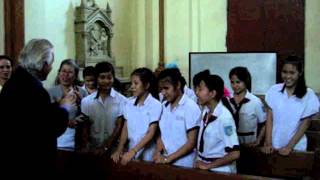 Otto Sauter in Vietnam  Children Choir of the Blind Shelter at Cathedral Notre Dame [upl. by Krista]