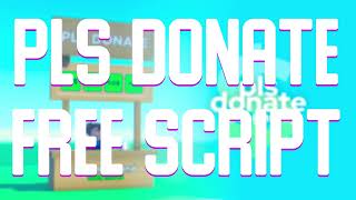 FREE ROBUX Pls Donate Script  Steal Everyones Robux 😈 Fluxus Hydrogen Delta Solara Wave [upl. by Azilem599]