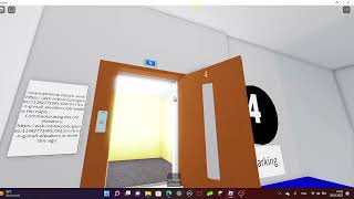 Przejazd i awaria windy Lift service mod Otis Silksing mall Roblox [upl. by Moir201]