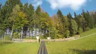 Wiegand Sommerrodelbahn Jagdmärchenpark Hirschalm 2014 POV Onride [upl. by Ibloc17]