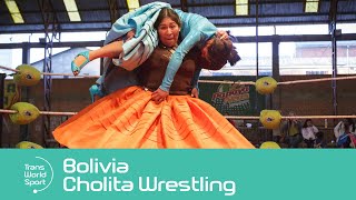 Cholita Wrestling  The Bolivian Female Wrestling that is growing in popularity  Trans World Sport [upl. by Pratte981]