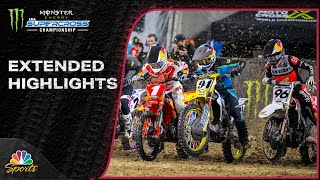 Supercross 2024 EXTENDED HIGHLIGHTS Round 3 in San Diego  12024  Motorsports on NBC [upl. by Vonni937]