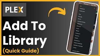 Plex  How To Add Library [upl. by Airdnekal515]