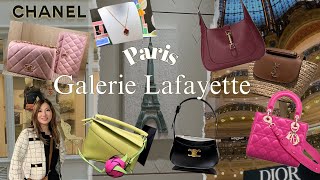 Galeries Lafayette Luxury Shopping in Paris I Chanel Dior Gucci Van Cleef amp Arpels Fendi Loewe [upl. by Raymond487]