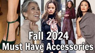 Trending Fashion Accessories For Fall 2024 72 Ways To Style Them [upl. by Laroy]