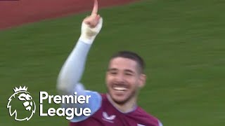 Emiliano Buendia heads Aston Villa into 30 lead v Bournemouth  Premier League  NBC Sports [upl. by Li]