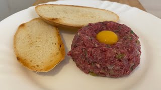 How To Make Beef Tartare At Home [upl. by Nivloc]