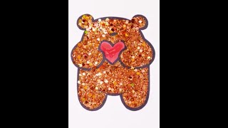 Lovely Drawing of a Sparkly Bear 🐻 [upl. by Inaniel]