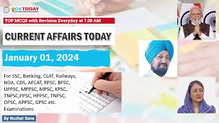 01 JANUARY 2024 Current Affairs by GK Today  GKTODAY Current Affairs  2024 [upl. by Varick]