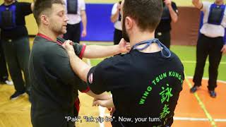 Wing Tsun KungFu Katowice  trening 26112017 [upl. by Ydnahs]