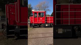 Inselbahn Wangerooge Bü vorbeifahrt [upl. by Anifled]