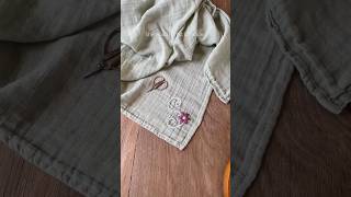 Personalize a baby blanket Monogram Embroidery embroiderytutorial babyshowergift [upl. by Pitzer]