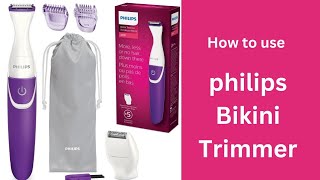 quotPhilips Bikini Trimmer Review amp HowTo Guide Everything You Need to Knowquot [upl. by Ziwot]