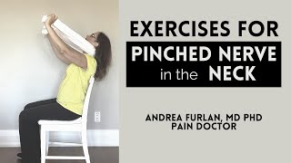 064 Exercises for pinched nerve in the neck Cervical Radiculopathy and neck pain relief [upl. by Brick192]