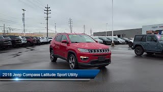 2018 Jeep Compass Latitude Sport Utility Cleveland Brunswick Parma Medina North Olmstead [upl. by Fax]