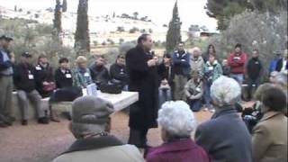 Mike Huckabee at Garden of Gethsemane [upl. by Eesdnil]