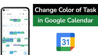 How to Change Color of Task in Google Calendar App [upl. by Nyl]