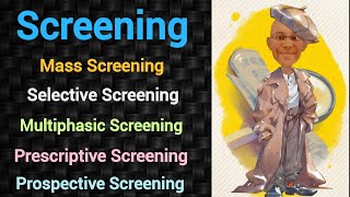 Screening  Types of Screening  Uses of Screening  Examples of Screening  PSM lecture  Arpit PSM [upl. by Narruc653]