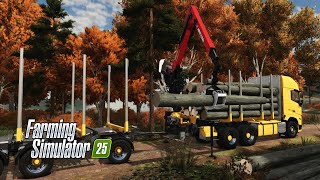 Farming Simulator 2025  Forestry GAMEPLAY FS25 🚜 [upl. by Randolph]