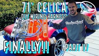 Toyota celica TA22 2TG episode 19 First startup with all new electrics New wiring harness part4 [upl. by Bonnie]