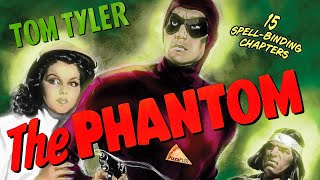 The Phantom 1943 TOM TYLER🍕15CHAPTER CLIFFHANGER [upl. by Naret351]