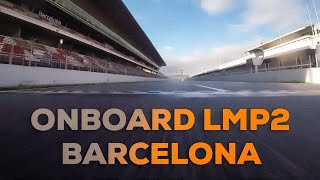 ONBOARD BARCELONA LMP2 “NOSE CAMERA” ELMS PIETRO FITTIPALDI [upl. by Anivle]